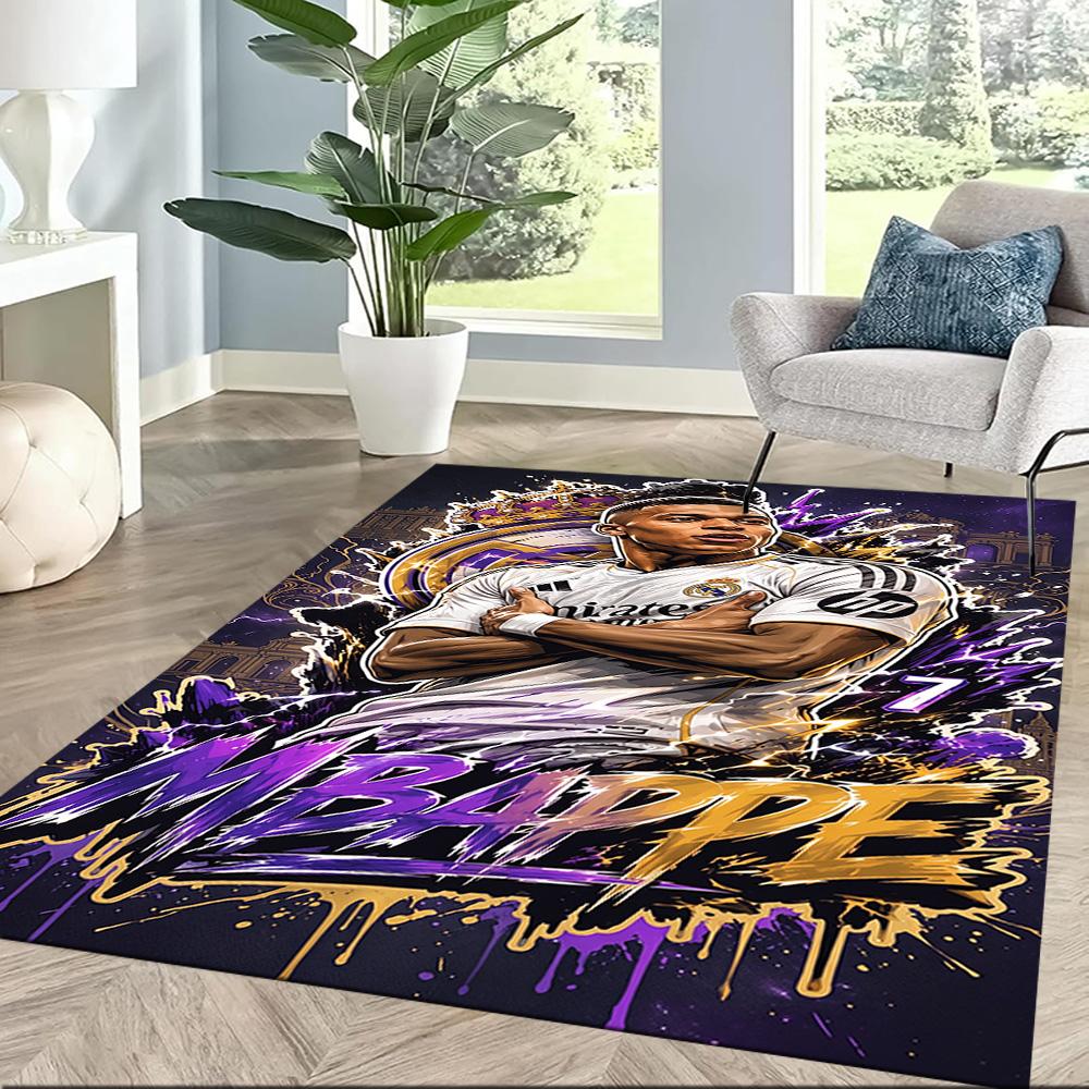 Mbappe 252 Area Rug Design for Kitchen Living Rooms Decorate Room Foyer Antislip Carpet Office Home Decor Wedding Party Gift