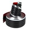 4M Universal Body Side Molding Belt Exterior Protector Roll Black Chrome For Pick Up Truck