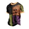Men's Short Sleeve Halloween Print T-Shirt Casual Fashion Top