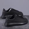 Little White Shoes Men's Shoes Platform-soled Kitchen Non-slip Work Shoes Fashionable Versatile Height-increasing Couple Tide Shoes Black Shoes