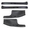 2/4/8PCS Front Rear Door Sill Protector Cover For Tesla Model 3/Y  Carbon Fiber Anti Kick ABS Pedal Guards Inner Strip Threshold