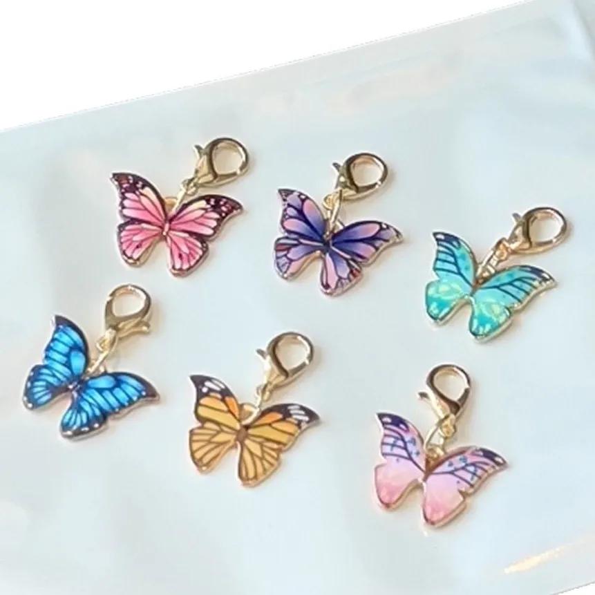 4Pcs/6Pcs Premium Butterfly Shoe Charms Gold Pearl Heart ShoeLace Decoration Buckles Shoe Laces Charms for Sneakers Decorations