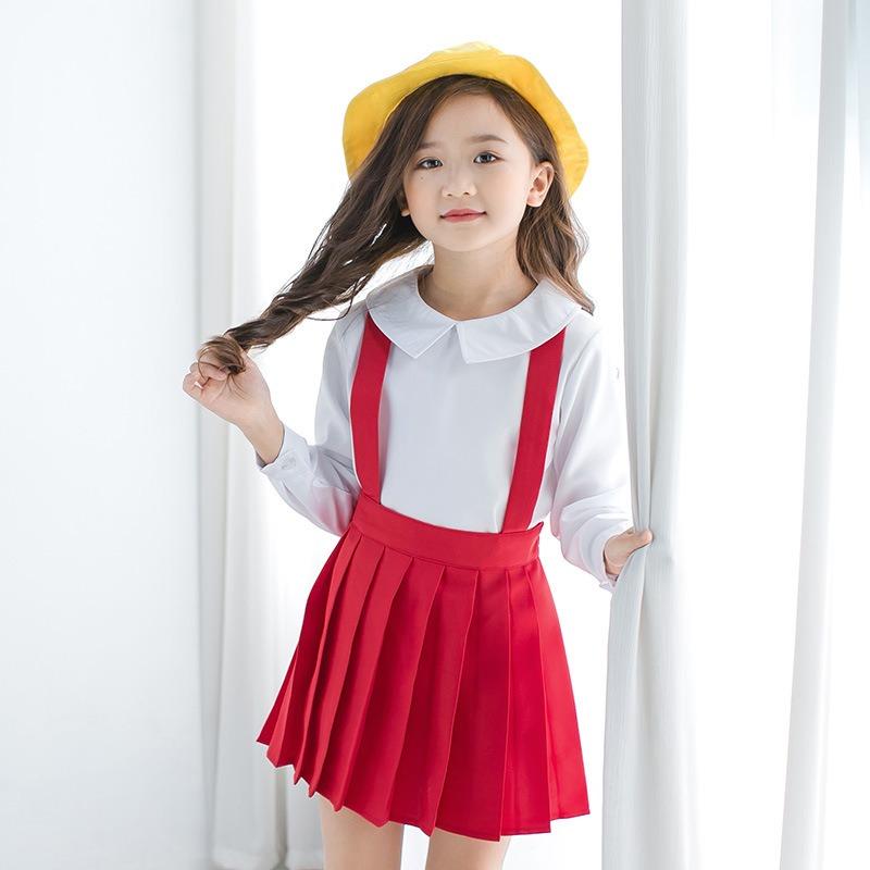 Cherry Maruko Children's Clothing Children's Clothing Skirt Anime Girls Clothes Student Uniform
