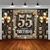 Striscione per la celebrazione del 55° compleanno decorazioni per feste casa giardino studio e attività all'aperto