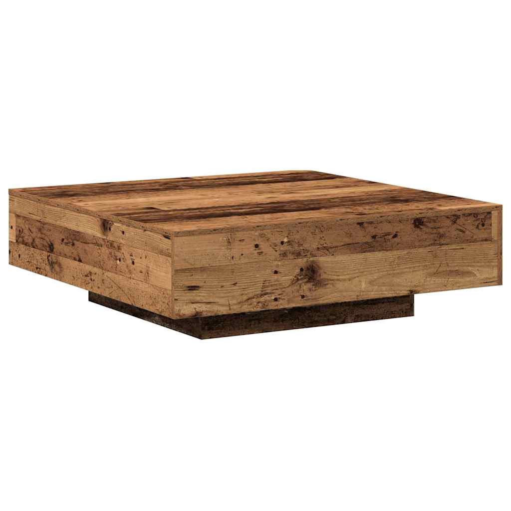 Coffee Table Reclaimed Wood Look 100 x 100 x 31 cm