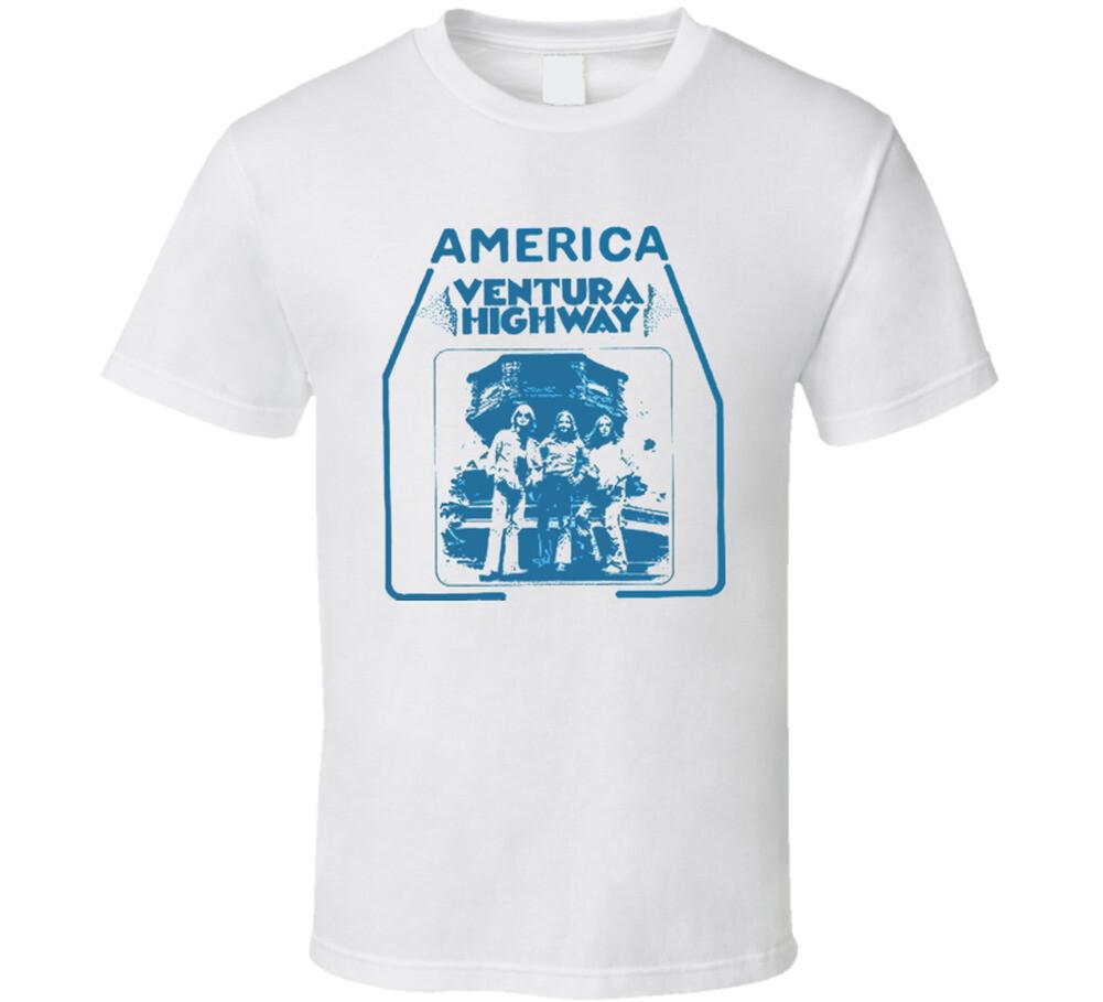 

America Folk Band Ventura Highway T Shirt Mens Womens Tees Top 4XL