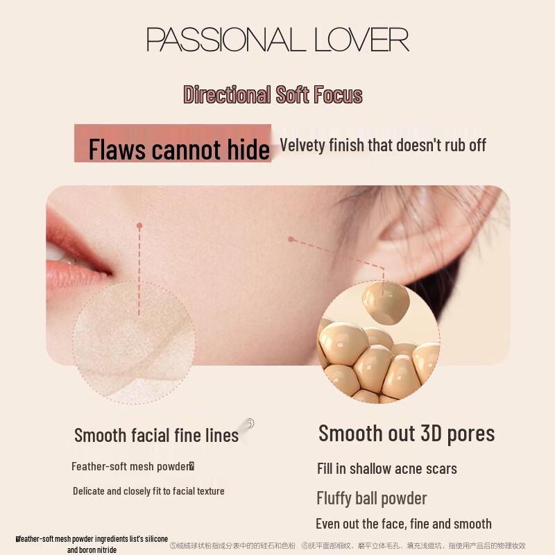 Passional Lover Velvet Mist Long-Lasting Setting Powder Compact