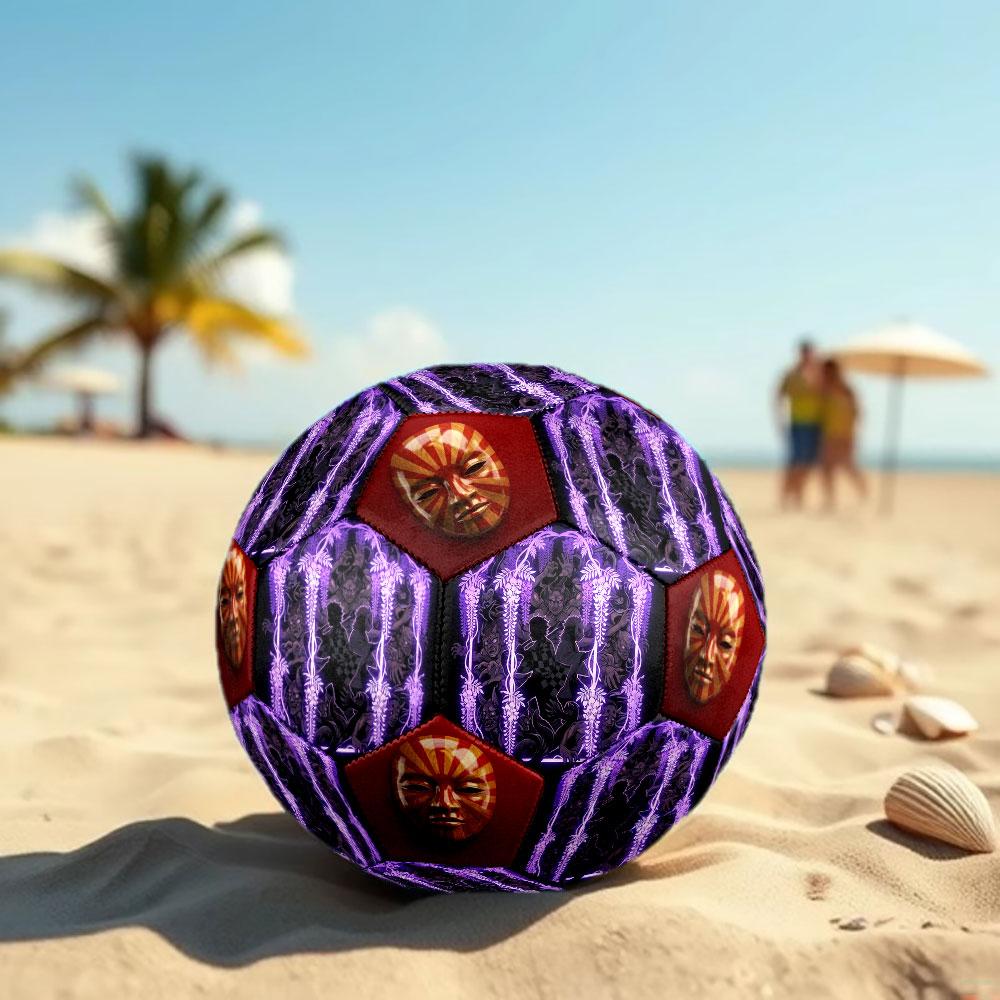 1pc Demon Slayer Kimetsu no Yaiba Soccer Ball Size 5 Indoor Soccer Ball Fashion Colorful Backyard Game - Great For Sports Fans Gift HE36