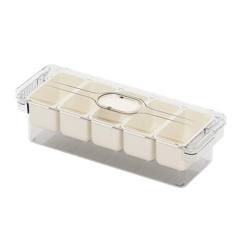 Portable Outdoor Picnic Fruit Preservation Box with Ice Compartments and Timer