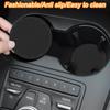 10PCS Car Accessories Set, Vehicle Steering Wheel Cover Seatbelt Protector Cup Holder Coaster Push Start Button Cover Flower Auto Air Vent Clip,