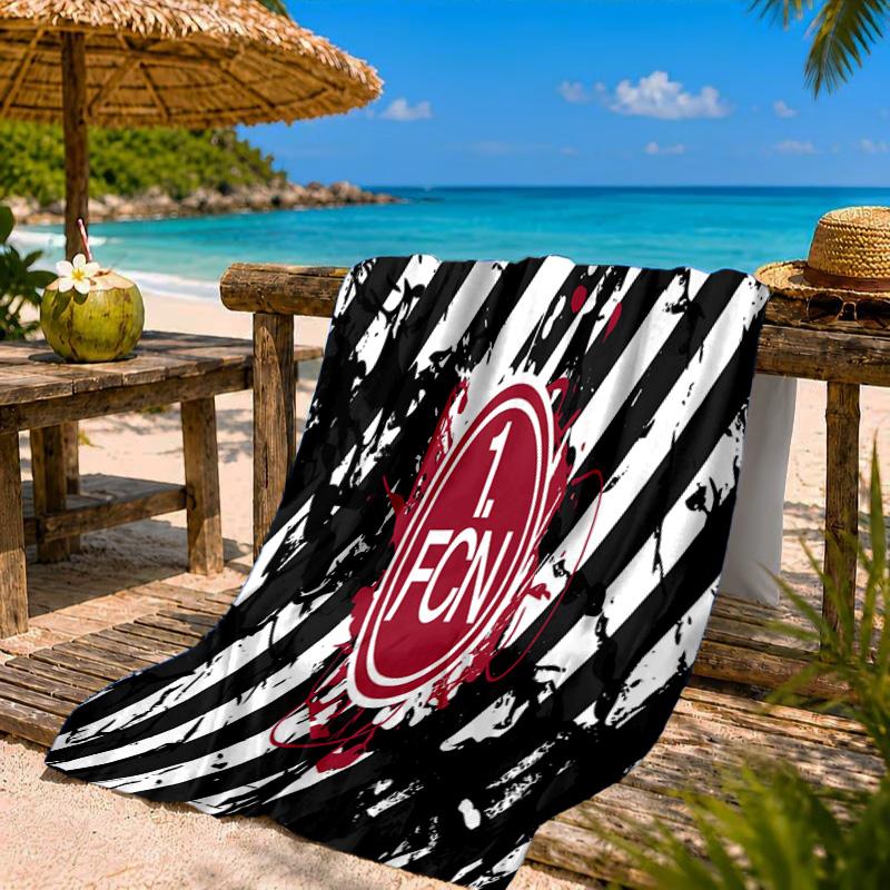 Nurnberg Football Club Beach Towel Microfiber Beach Towel, Lightweight and Quick-Dry, for Summer Travel, Swimming Pool Fan Birthday Gift