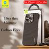 Blueo Kevlar Magnetic Case For iPhone 15 16 17 Pro Max Carbon Fibre Back Cover Case for iPhone 15 16 17 Pro