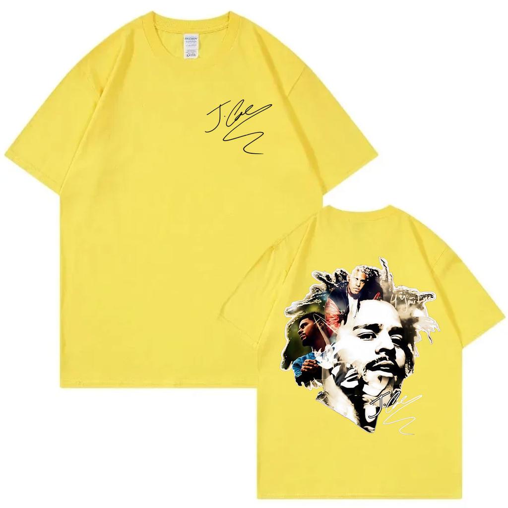 Rapper J Cole Graphic T Shirts Men Women Clothing Fashion Hip Hop Tshirt Summer Casual Cotton Short Sleeve Tshirts Streetwear