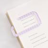 Candy Color Ledger Bookmark Paper Clip Shape Reading Bookmarks Cute Book Page Marker  Students