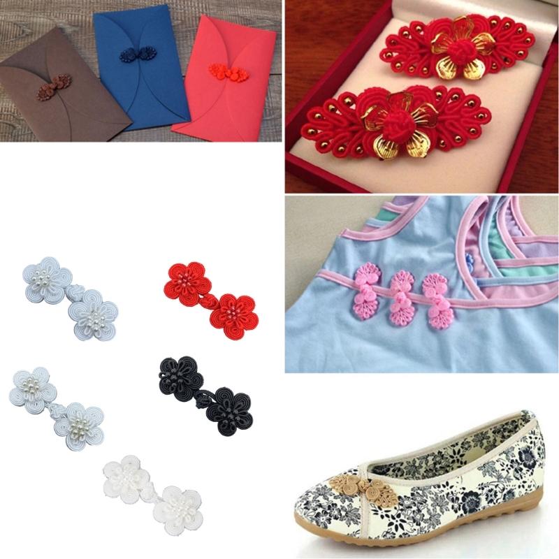 Chinesische Verschlussknöpfe für Nähbegeisterte Cheongsam-Zubehör zum Annähen Nähknöpfe Befestigungselemente zum Nähen