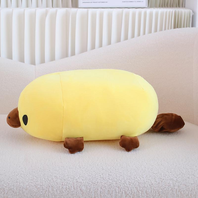 Kawaii Lying Platypus Plush Toy Stuffed Soft Cartoon Animals Pillow Sofa Cushion Doll Birthday Gifts