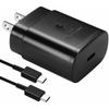 45W USB C Super Fast Charging Wall Charger For S21 S21FE S22 S22+ S22 Ultra S23 S23+ S23 Ultra - 45 Watt Super Fast Charger & USB-C Cable