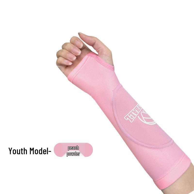 Damen Volleyball & Basketball Anti-Kollisions-Kompressions-Armstulpen - Atmungsaktive, fingerlose Sport-Ellbogenpolster für das Prüfungstraining