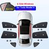 Upgrade Privacy Sunshade for Tesla Model 3 Y S X Front Side Window Sun Visor Shade UV Protector Blind Shading Outdoor Camping