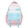 Japanischer Rucksack mit großem Fassungsvermögen, modisch, schlicht, mit kontrastierenden Farben und vielseitig für Schüler der Unter- und Oberstufe sowie Studenten