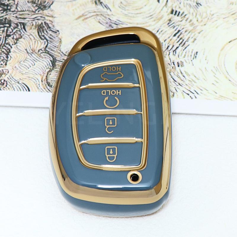 TPU Car Remote Key Case Cover Shell Fob For Hyundai Tucson Santa Fe Rena Sonata Elantra Creta Ix35 Ix45 I10 I30 I40 Accessories