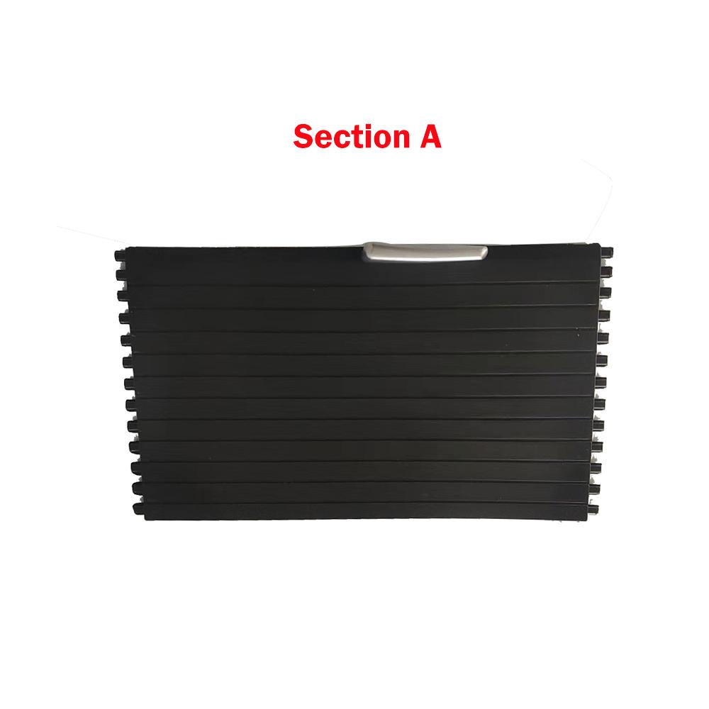 Interior Water Cup Rack Car Center Console Cover Slide Roller Blind Car Mounts Drinks Holders For BMW X5 E70 X6 E71 51166954943