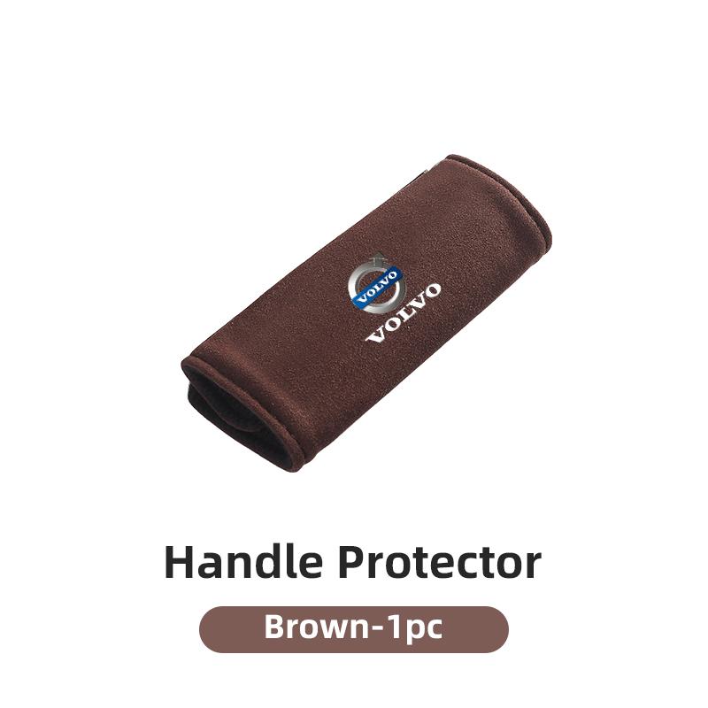 Suede Car Roof Door Pull Handle Protective Cover Soft and Comfortable For Volvo AWD C30 C70 S60 S80 S90 T6 XC40 XC60 XC70 XC90