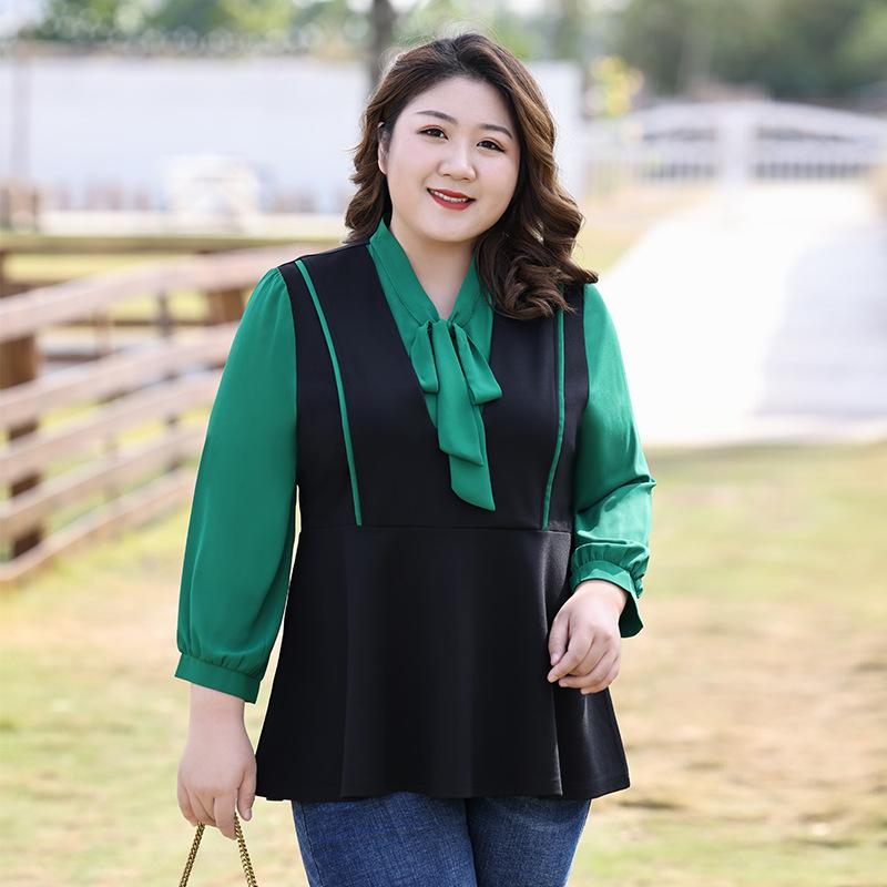 Plus Size Women's New Autumn Style All In One Long Sleeved Top