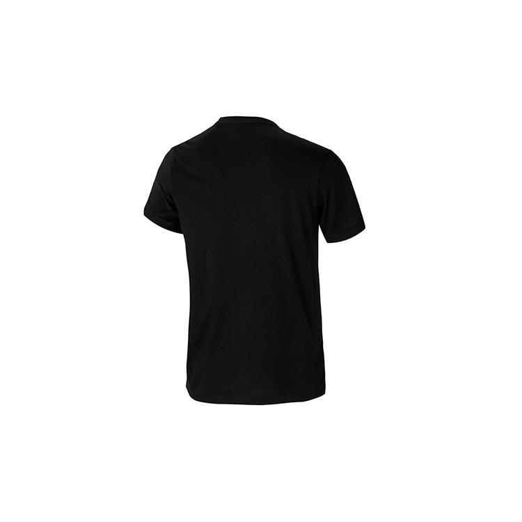 adidas T Shirts Men's Black Crew Neck Moderate Straight Fit FR9624
