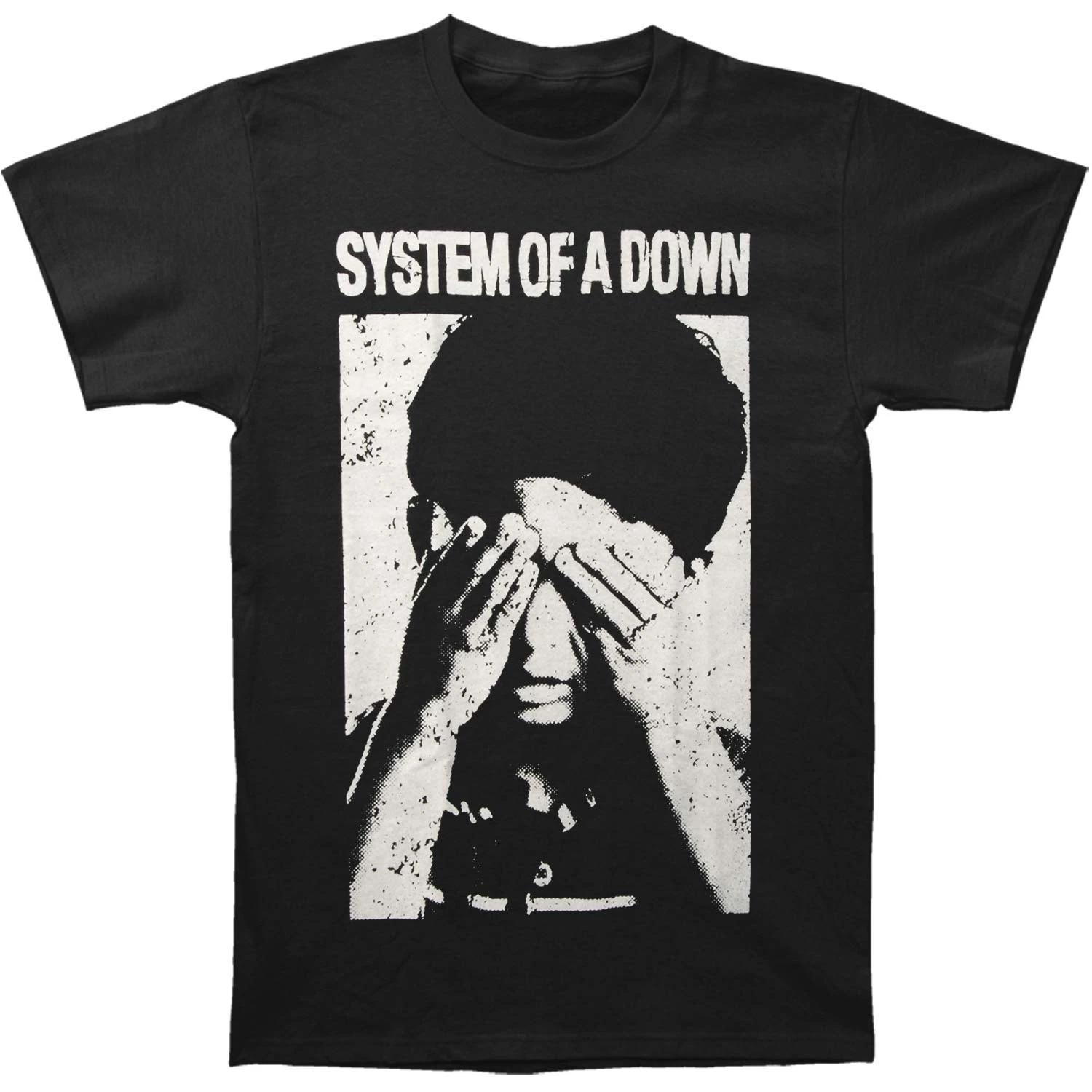 Men s System Of A Down See No Evil T-shirt Small Black M