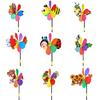 3D Animal Windmill for Kid Yard Lawn Decorations Garden Pinwheels Wind Spinners
