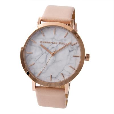 Christian Paul Marble BONDI Unisex Watch White MR-07 [Re-imported]