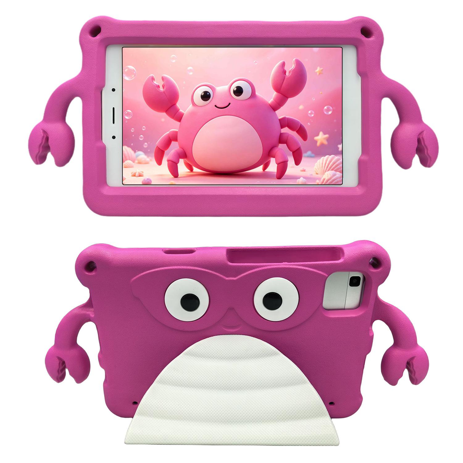 Étui Tablette 3D Mignon Crabe Pour Samsung Tab A11 A9 8.7 pouces A7 Lite Tab 3 8.0 T310 T311 T290 T295 Housse Enfant Pour Huawei M5 M3 8.4