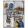 A84E-Wall-Mounted Wooden Stand For Motorcycle Helmet And Leather Jacket-Household Gear Organizer