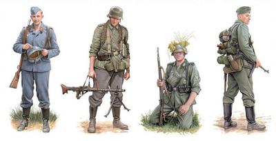 Platz 1/35 Scale World War II German Infantry March To Kharkov 1942 Plastic Model Kit DR6656
