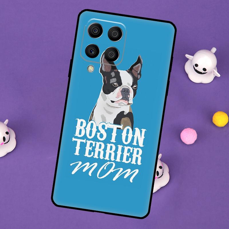 Boston Terrier Hunde Hülle für Samsung Galaxy M54 M14 M34 M33 M13 M23 M53 M15 M55 M31 M51 M20 M30s M32 M52 Case