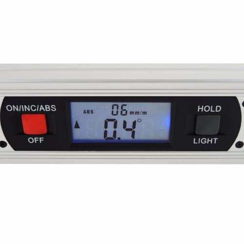 zmart Digital Level, Bubble Level, Water Level, Horizontal, Vertical, Gradient, Backlight, Angle, Water Gradient, Inclinometer, Magnet Included, Japan