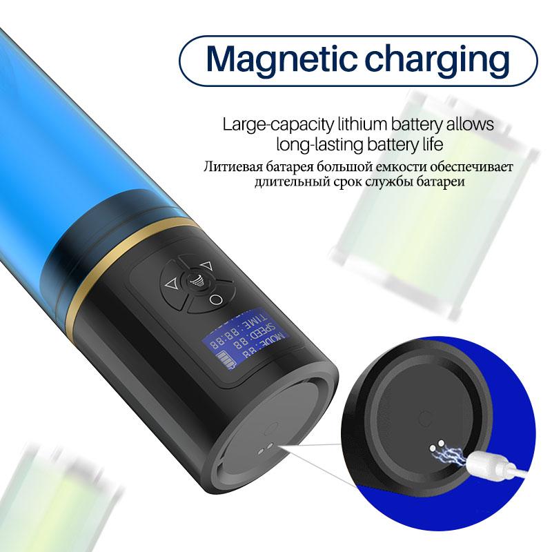 Electric SPA Penis Pump Water Bath Male Penile Vacuum Pump Penis Enlarger Enlargement Extender Masturbator Cup Sex Toys for Man