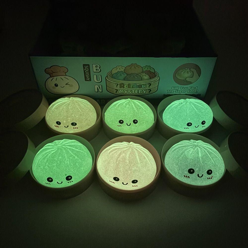 Luminous Squishy Dumpling Noctilucent Sensory Fidget Ball Dumpling Squishy Toys  Kids Adults