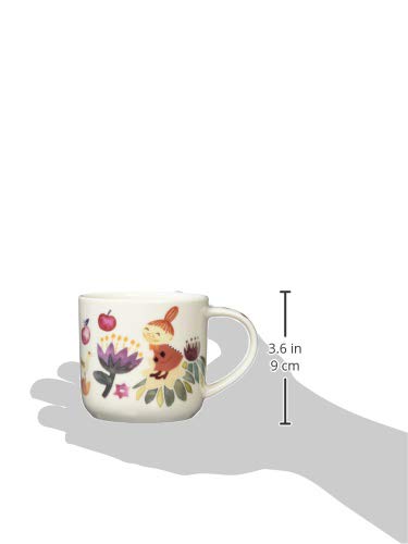 YAMAKA MOOMIN Herbarium Mug Little My Design White 350ml Nordic Style Tableware Gift Wedding Gift MM2102-11