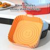 High Temperature Resistant Air Fryer tray Silicone Pad Oven Cake Bread Mold Food Grade Baking bread Tray for Kitchen Tools