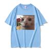 Funny I Love You Pookie Cat Graphic Print T Shirts Unisex Women Cute Kwaii Joke Humor Meme Tshirts Male Casual Oversized Tshirt
