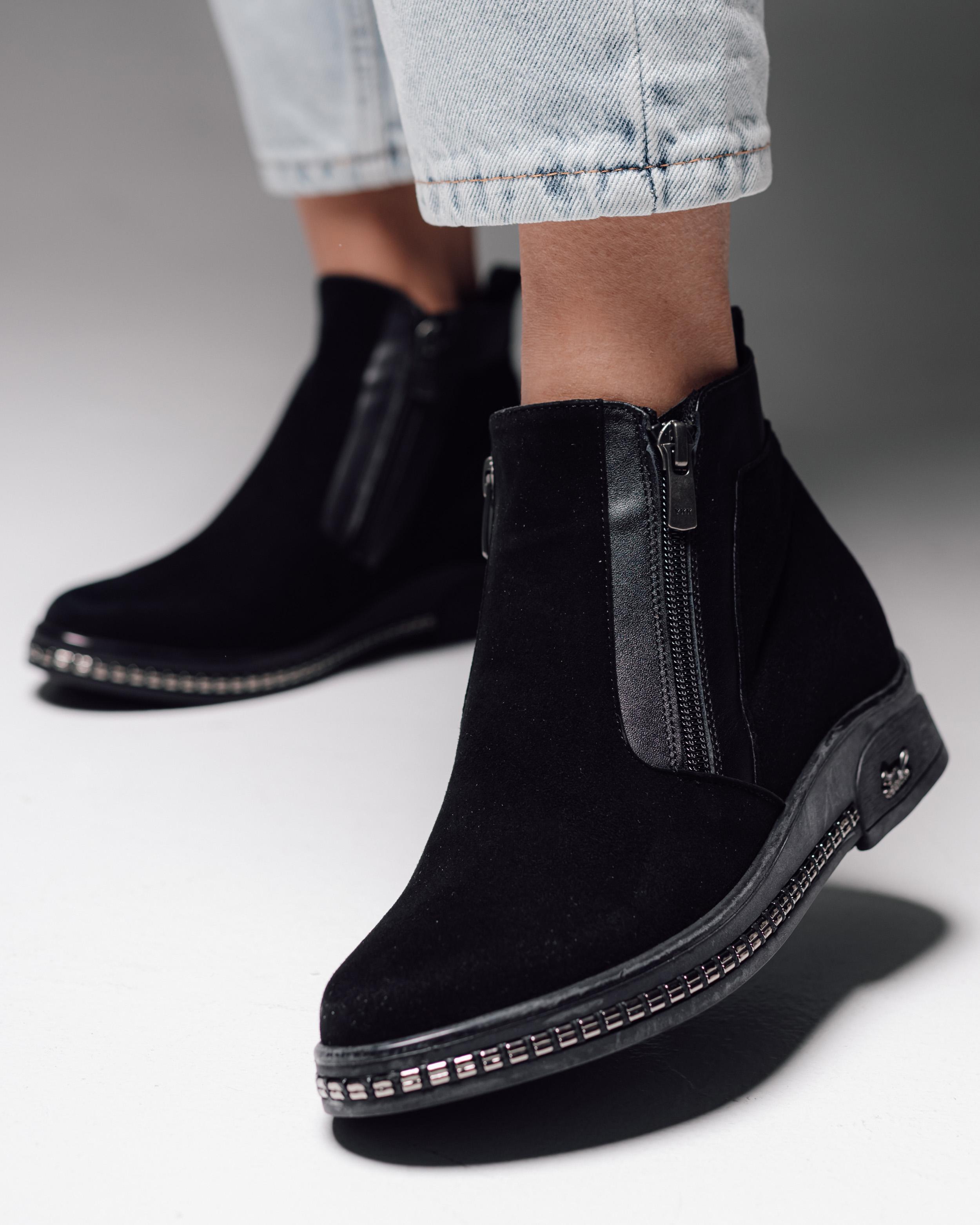 

Черевики Guero 830829 36 Чорні замша 37 чорний