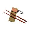 OEING Portable Folding Camping Chopsticks Set