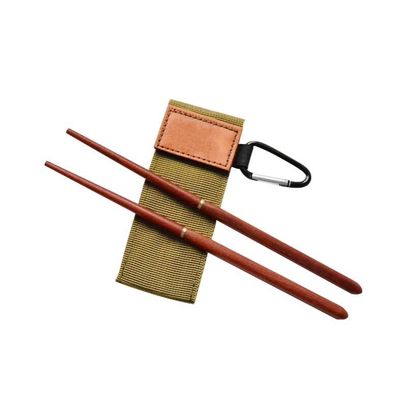 OEING Portable Folding Camping Chopsticks Set