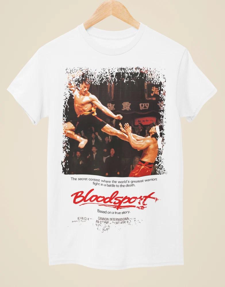 Bloodsport Movie Poster Inspired Unisex White TShirt S