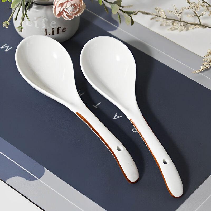 10-Piece Chinese Style Ceramic Spoons Set