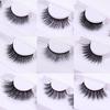 1Pair 3D Lashes False Eyelashes Makeup Tools Natural Long Thick Volume Eyelashes Beauty Fluffy Eyelashes
