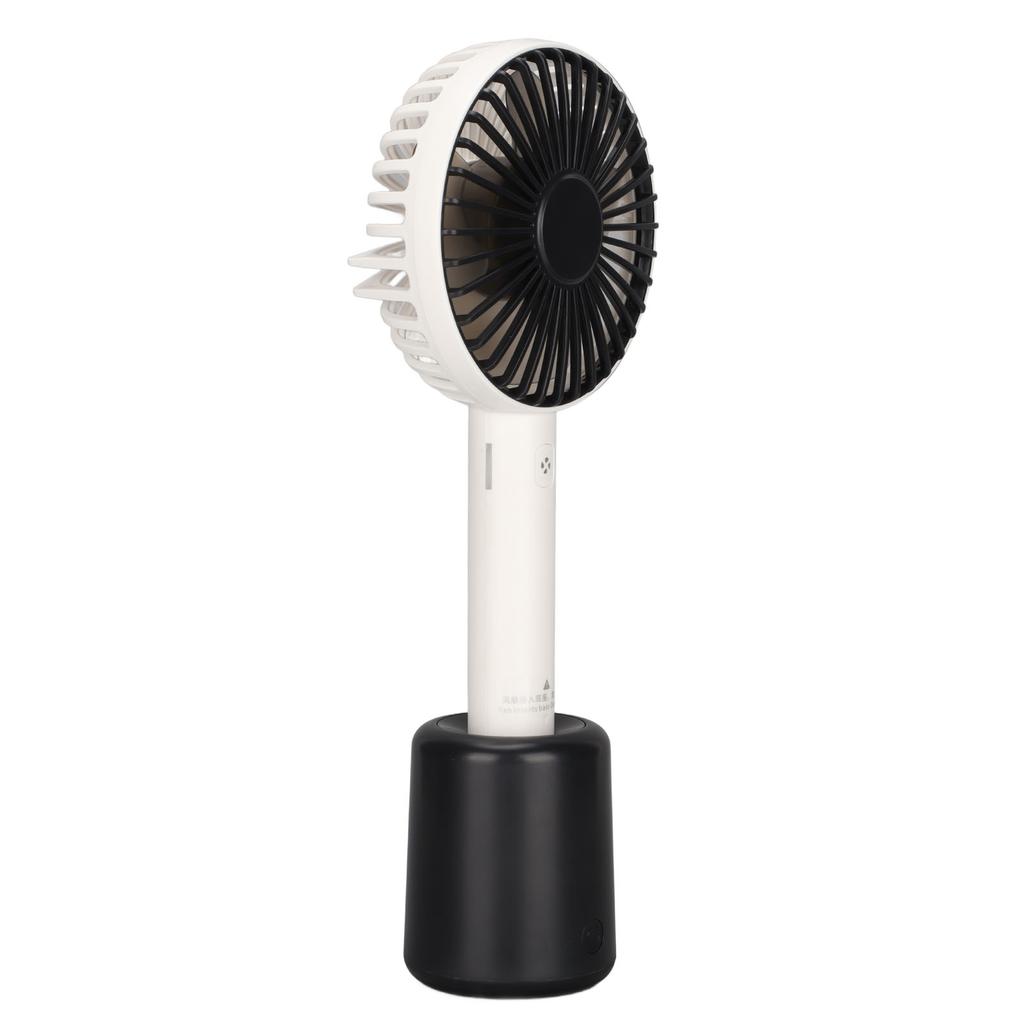 Portable Handheld Fan 3 Levels Automatic Shaking Head USB Rechargeable Battery Operated Small Handheld Fan for Travel