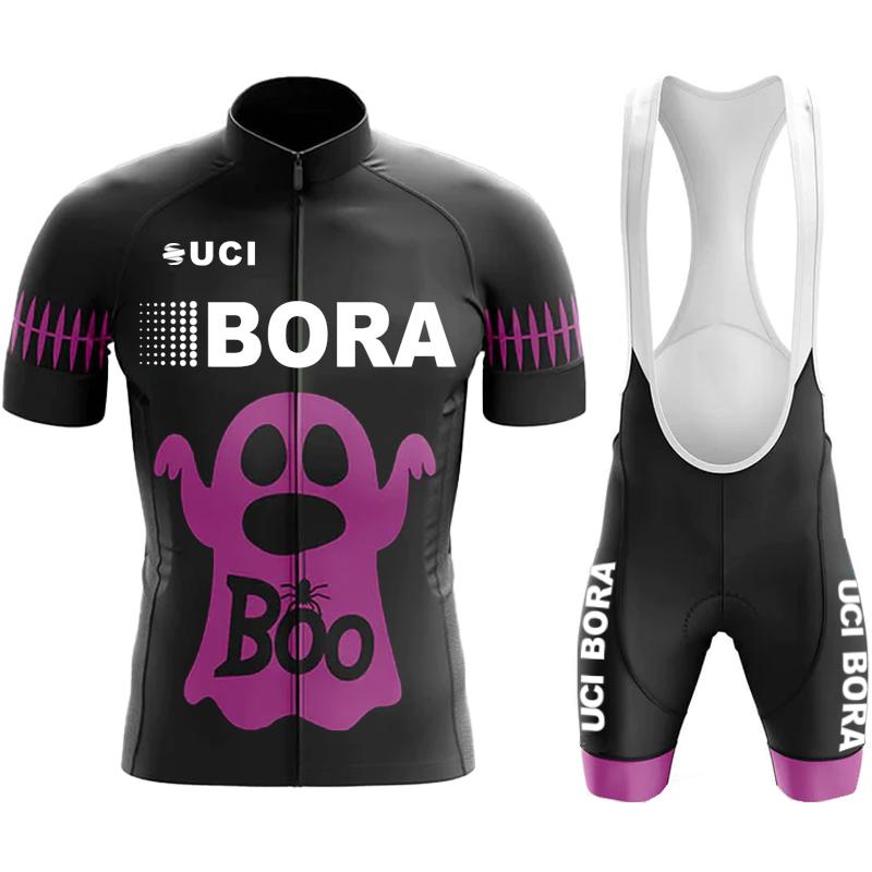 Team Jersey Men's Cycling Pants with Gel UCI BORA Outfit Set Jerseys Man Blouse Summer Clothes 2026 Mountain Bike Clothing Mtb